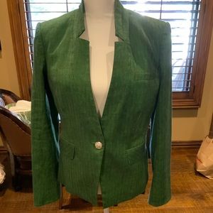Veronica Beard green dicky jacket size 2